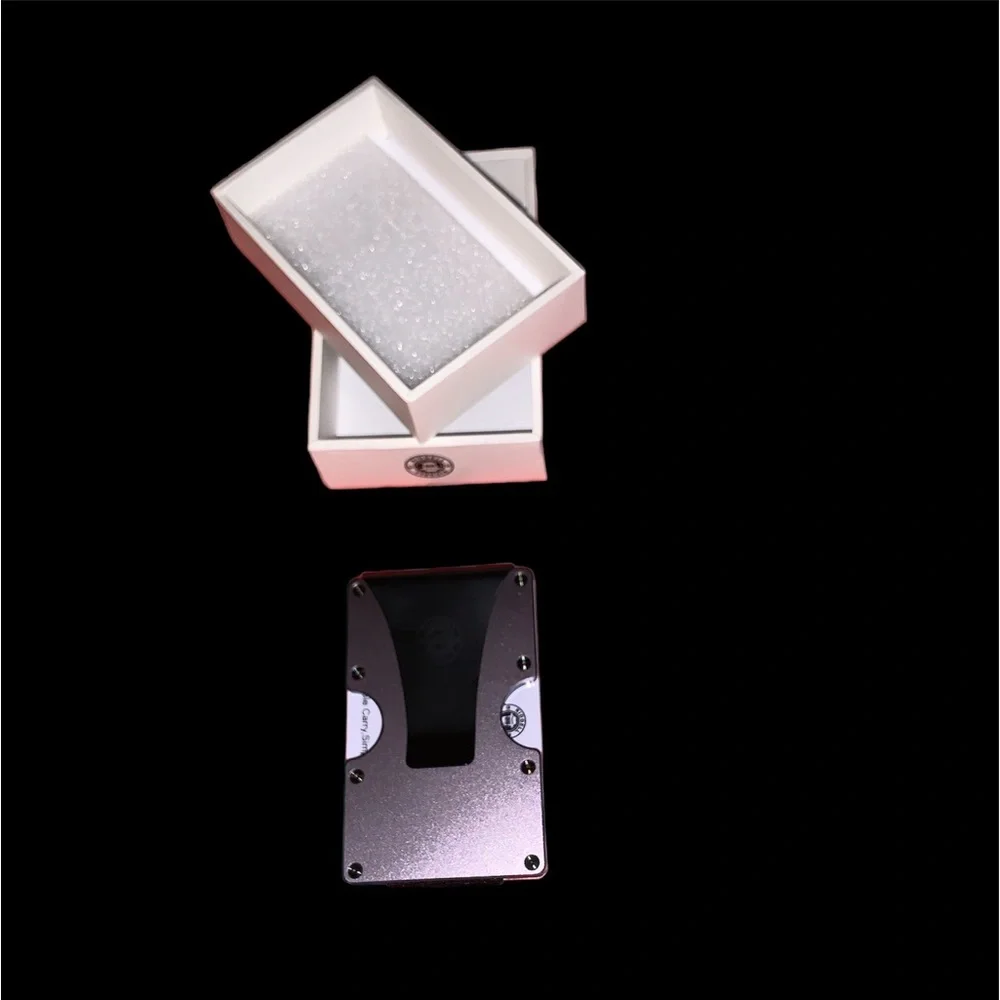 New innovation credit card RIFD wallet with money clip